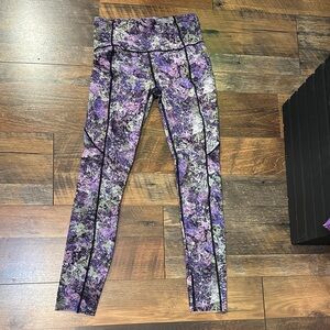 lululemon athletica Purple Patterned Leggings